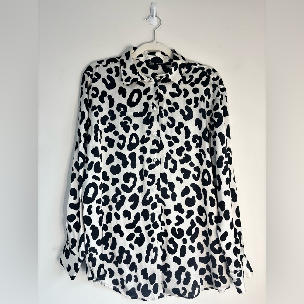 Zara Animal Print Women's Top - Picture 2 of 6